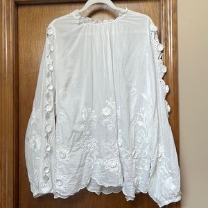 Anthropologie 3x NWOT Embellished Floral Blouse